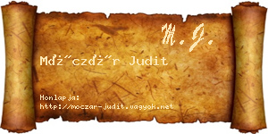 Móczár Judit névjegykártya
